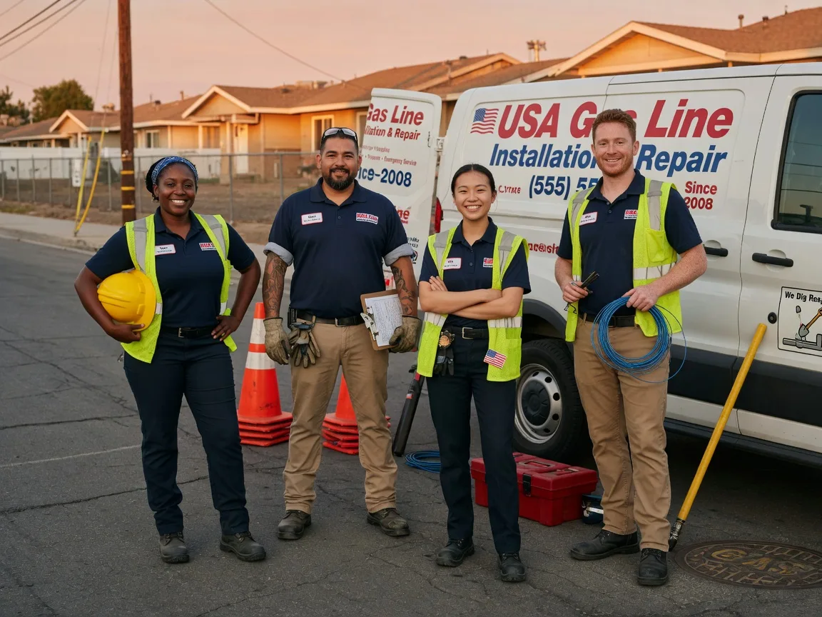 Gas Line Installation company in Luna Pier, MI